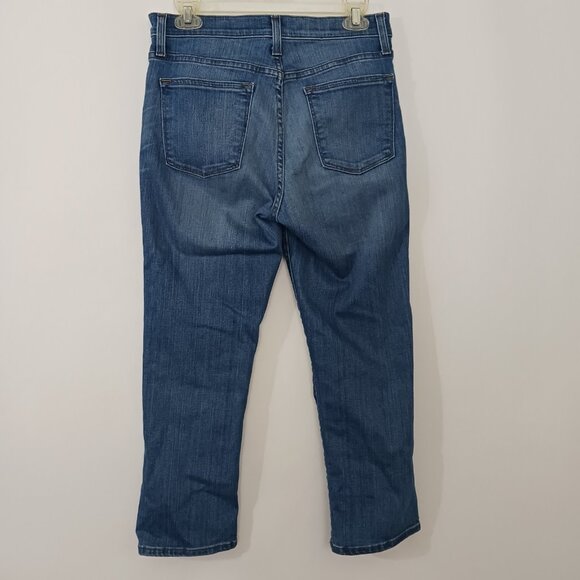 J. Crew Women's Vintage Cropped Jeans Size 29 Straight Leg Medium Wash Mid Rise - Picture 3 of 8
